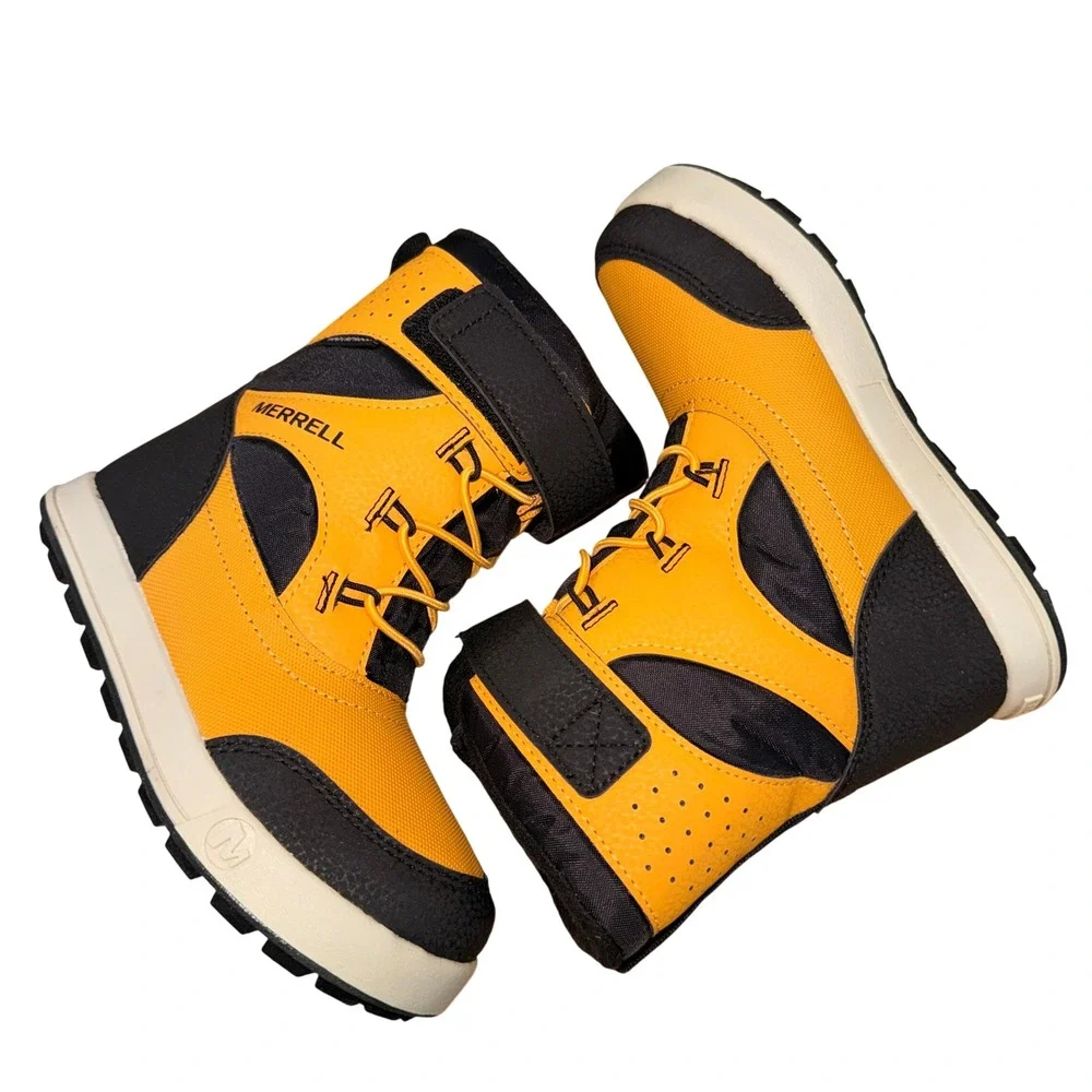 NEW Merrell Snow Storm 3.0 Big Kids 11M Winter Boots Orange Waterproof MK267699